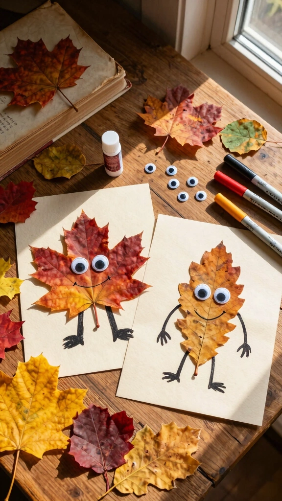 Autumn Leaf Monsters