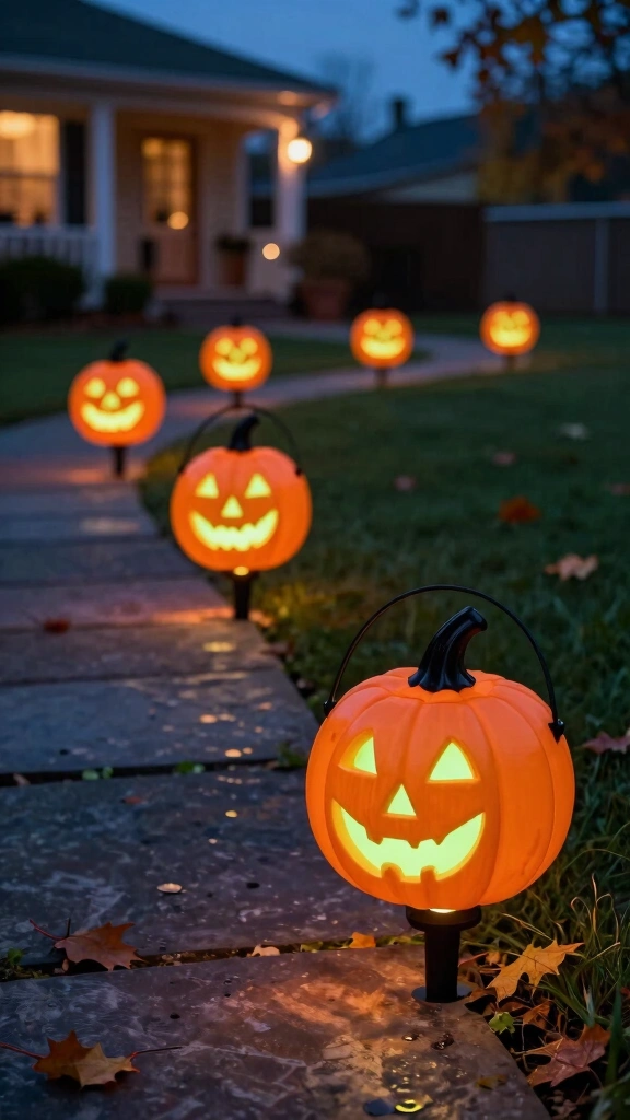 Glow-in-the-Dark Pathway Markers