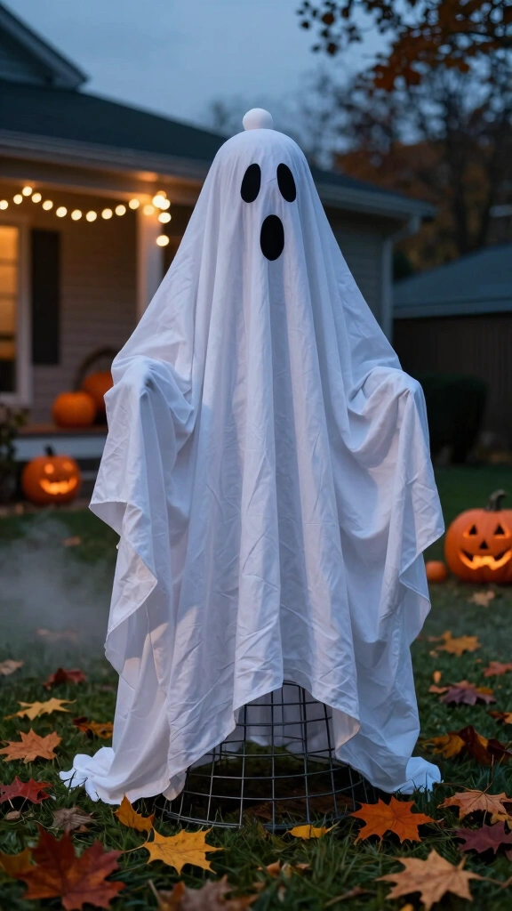 The Classic Tomato Cage Ghost