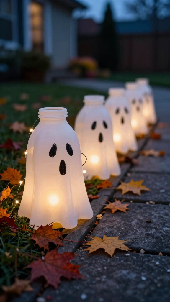 Milk Jug Lantern Pathfinders