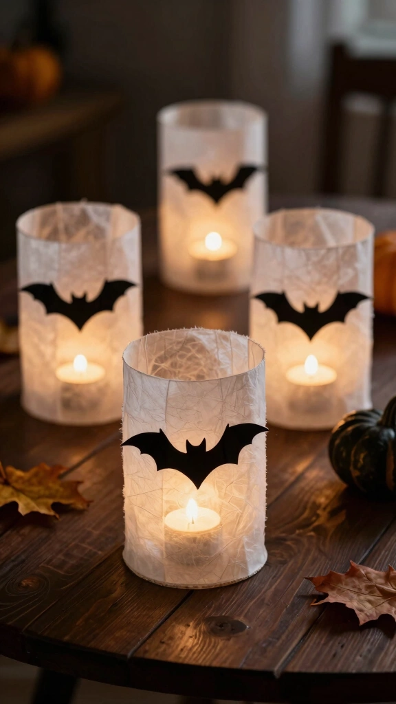 Paper Bat Lanterns