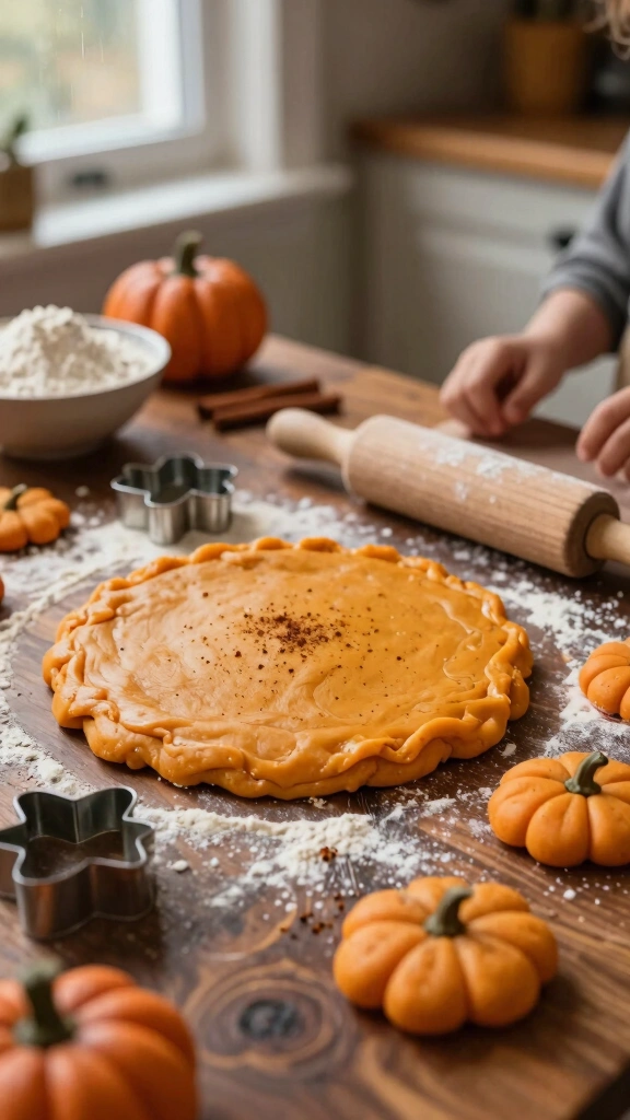 DIY Pumpkin Pie Playdough