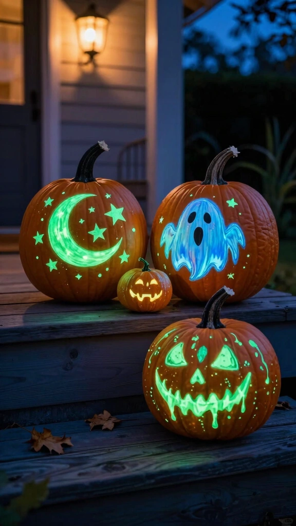 Glow-in-the-Dark Pumpkins