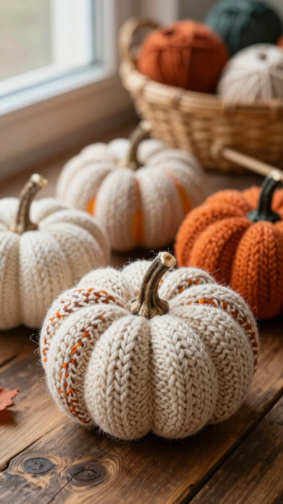 The Mini Scrap-Yarn Pumpkin