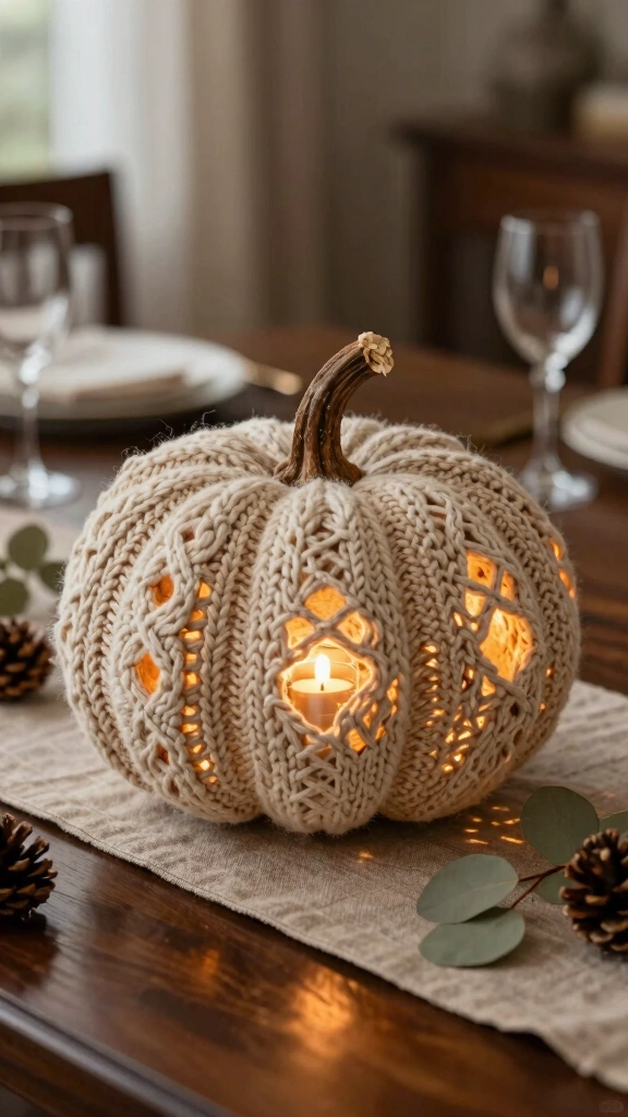 The Lace and Cable Heirloom Pumpkin
