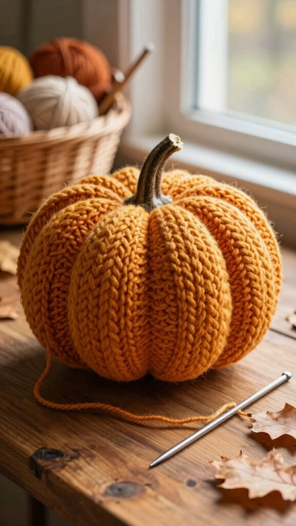 The Flat-Knit Beginner Friendly Pumpkin