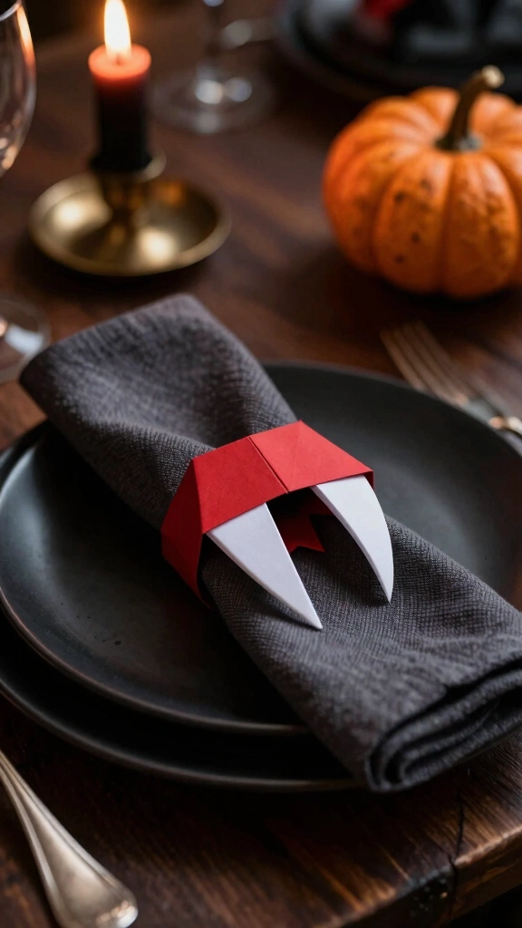 Origami Vampire Fangs