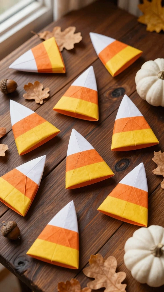 Origami Candy Corn