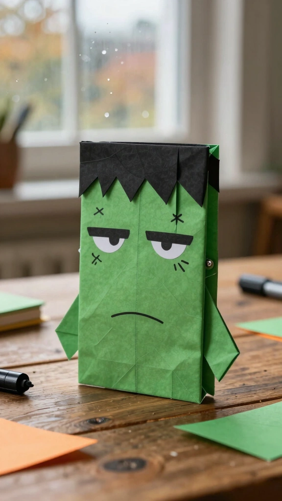 Origami Frankenstein Monster