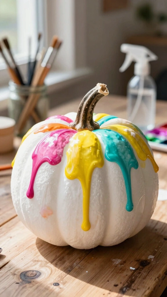 Whimsical Watercolor Pumpkins