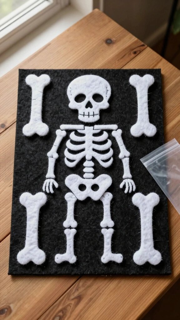 Felt Skeleton Puzzle