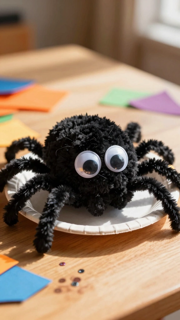 Pom-Pom Textured Spider