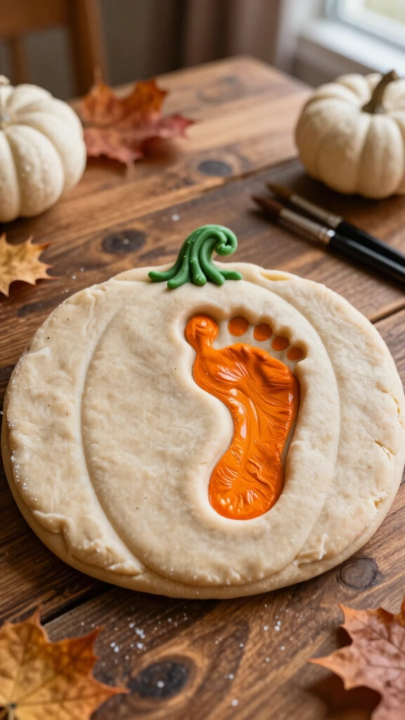 Little Pumpkin Footprints