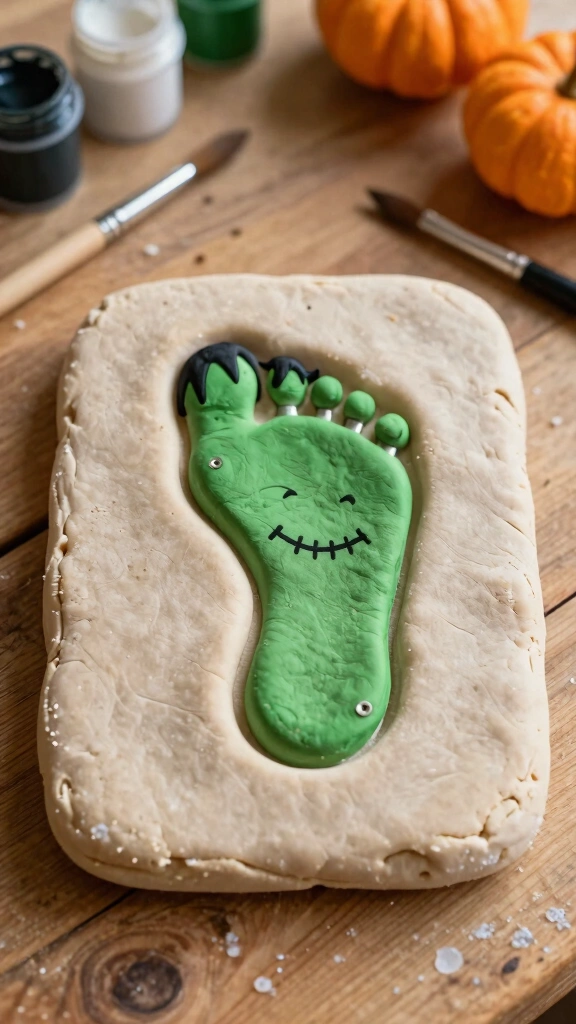 Frankenstein Footprint Plaques