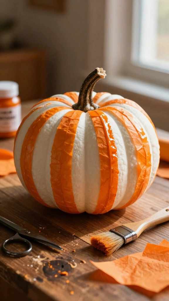 The Classic Mod Podge Pumpkin