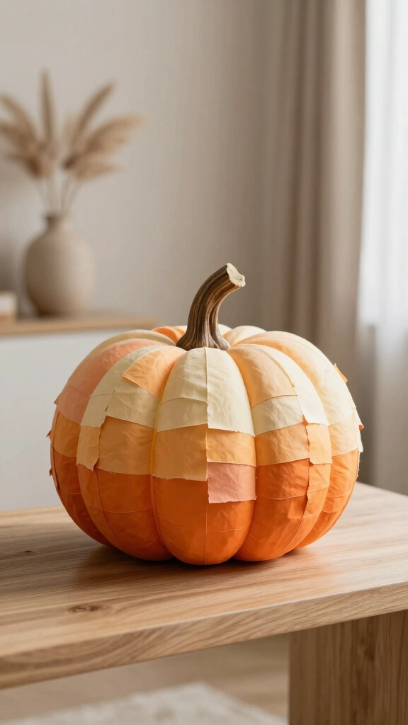 Trendy Ombre Tissue Paper Pumpkins