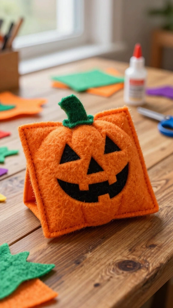 Cozy Felt Spooky Hand Puppet