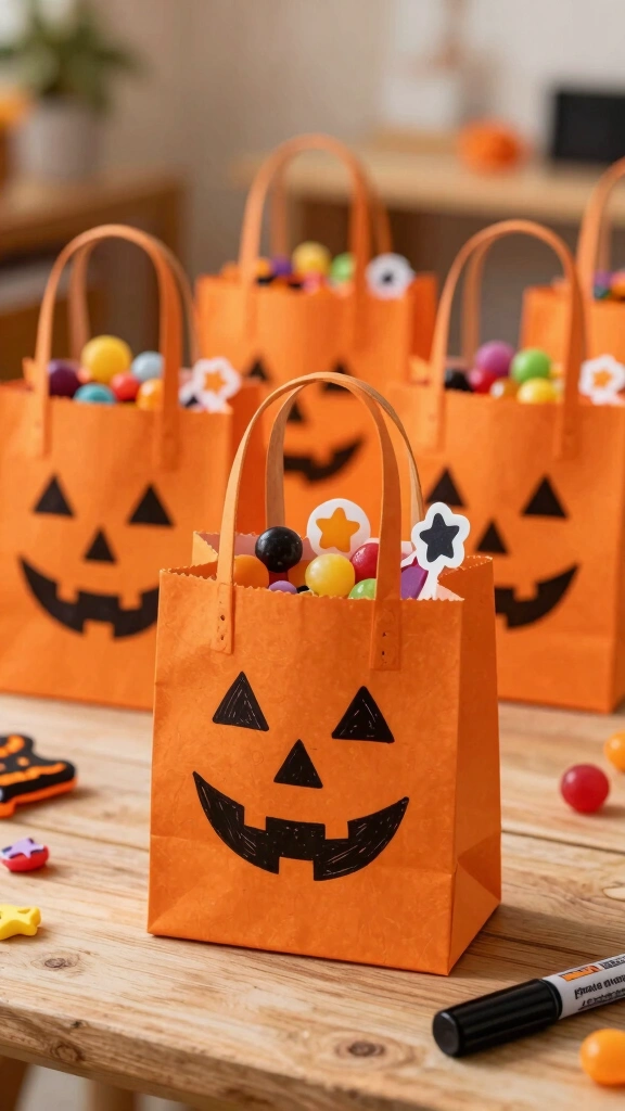 Spooky the Square Pumpkin Treat Bags