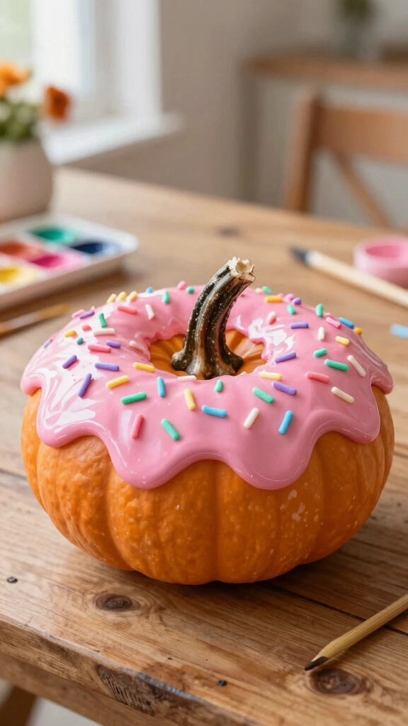 Cute and Cozy Sprinkle Donut
