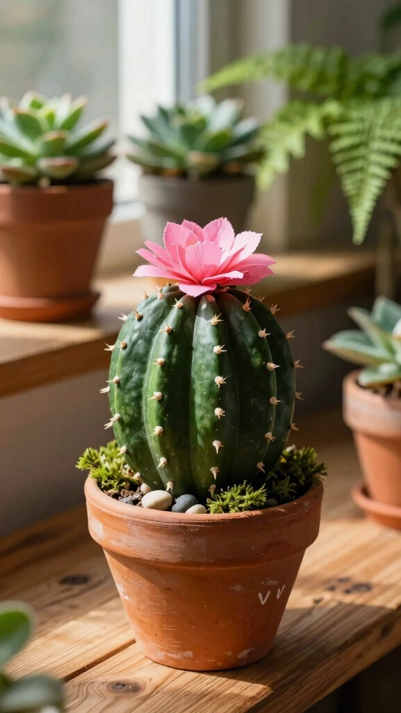 Tiny Green Cactus