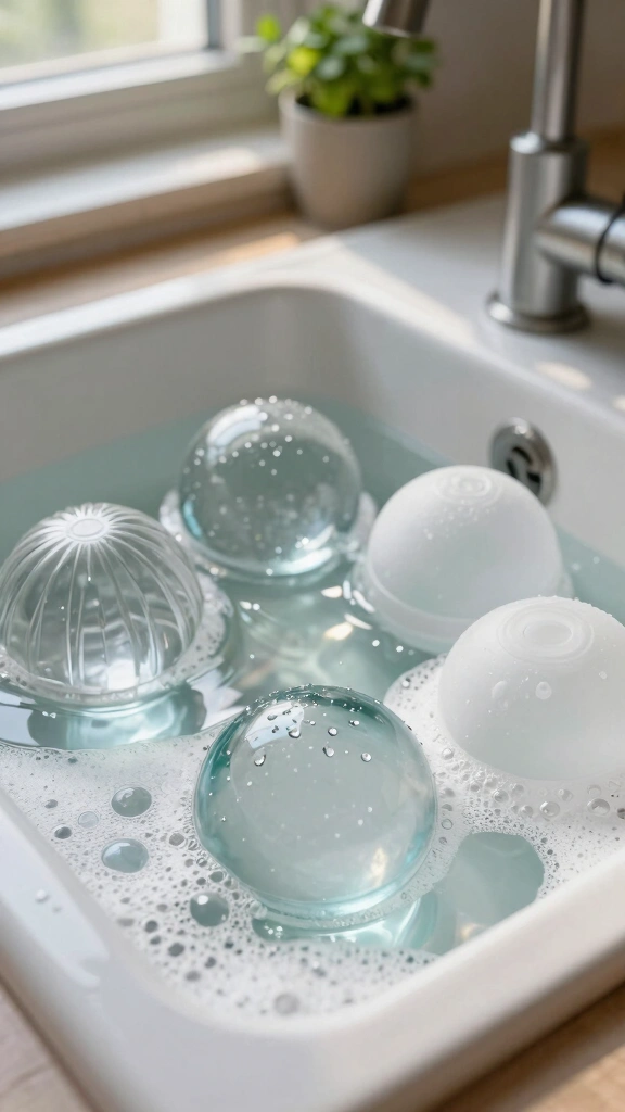 Dishwasher Soap Soak for Removable Globes