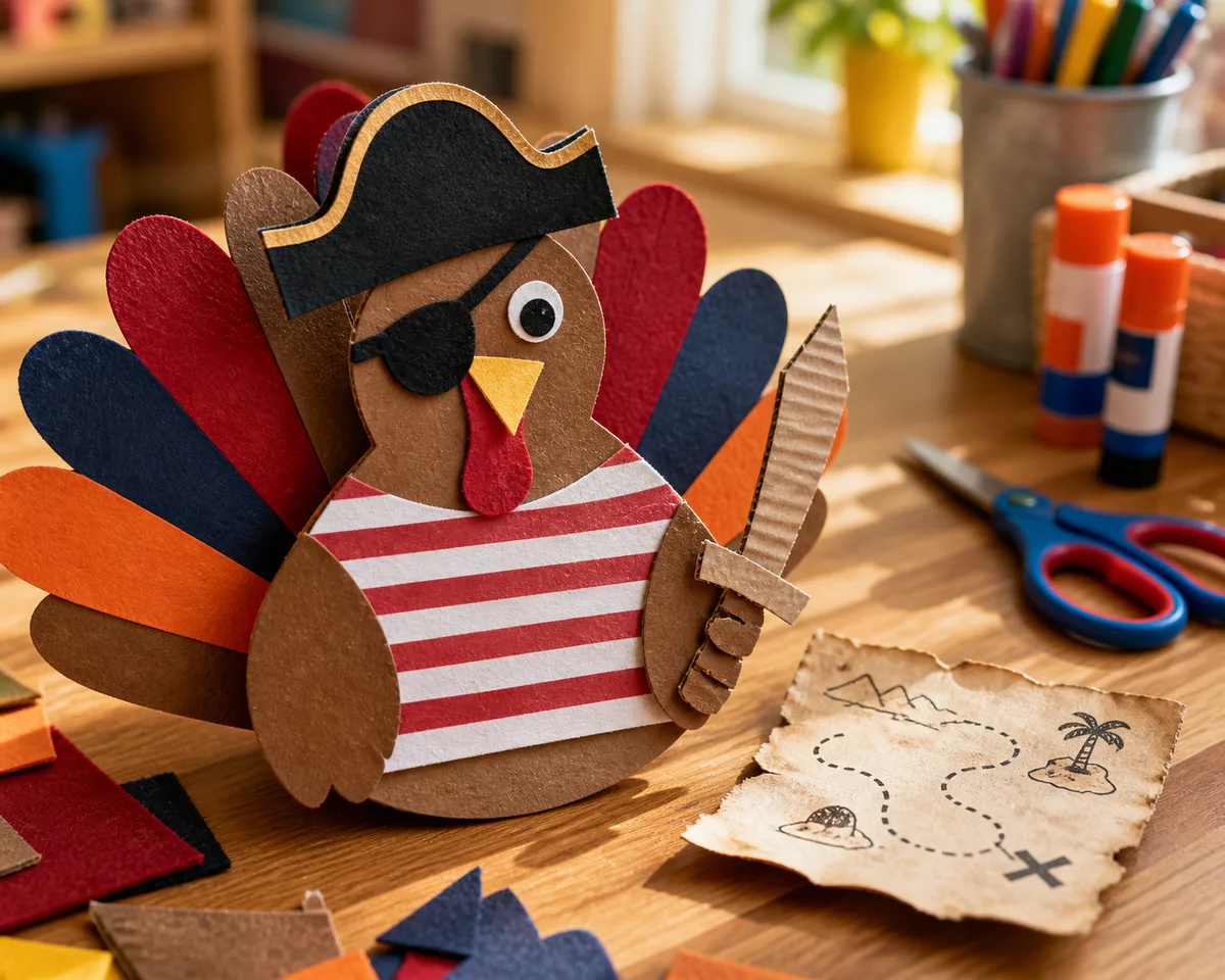 Pirate turkey disguise