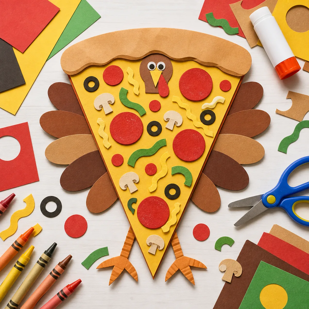 Pizza turkey disguise