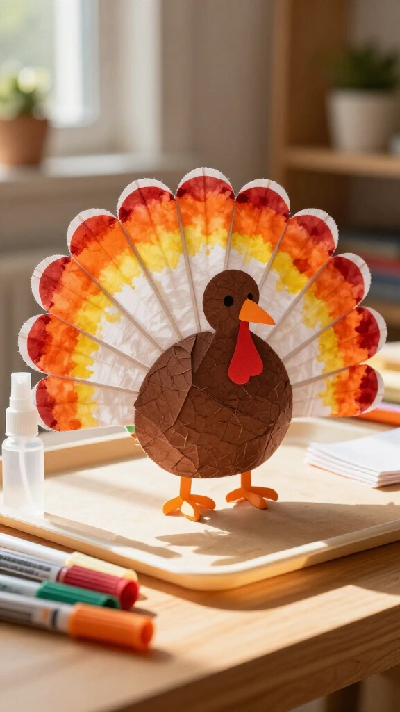 Coffee filter bleeding-color turkey