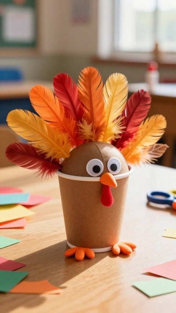 Plastic cup gobbler