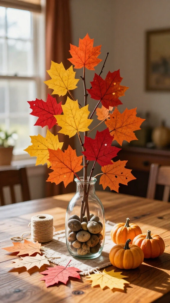 The gratitude tree centerpiece