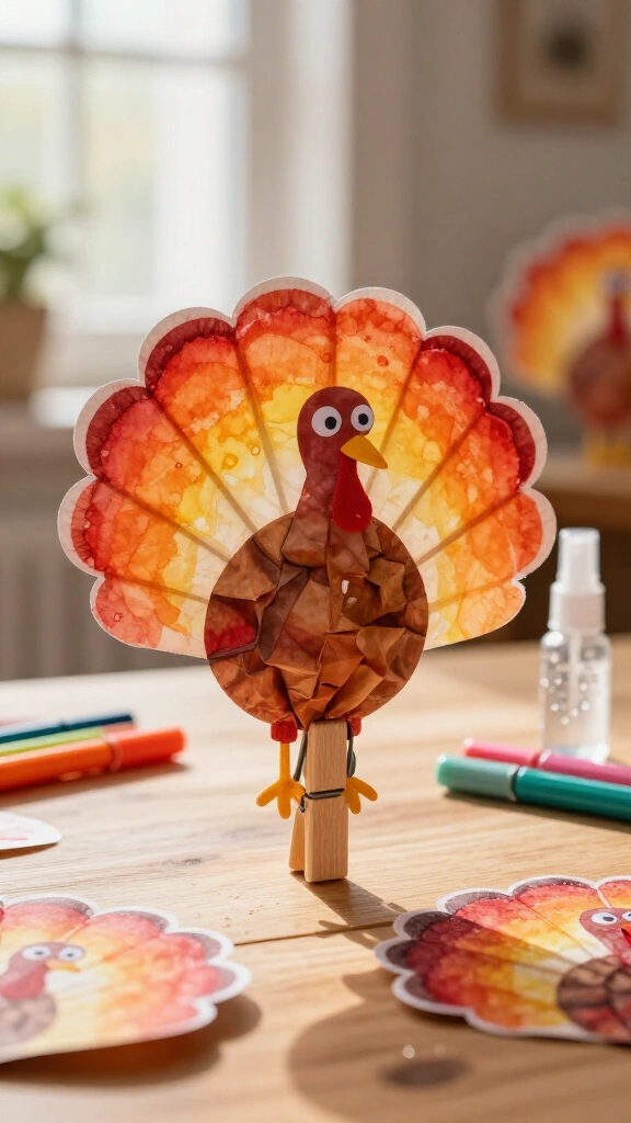 Coffee filter turkeys