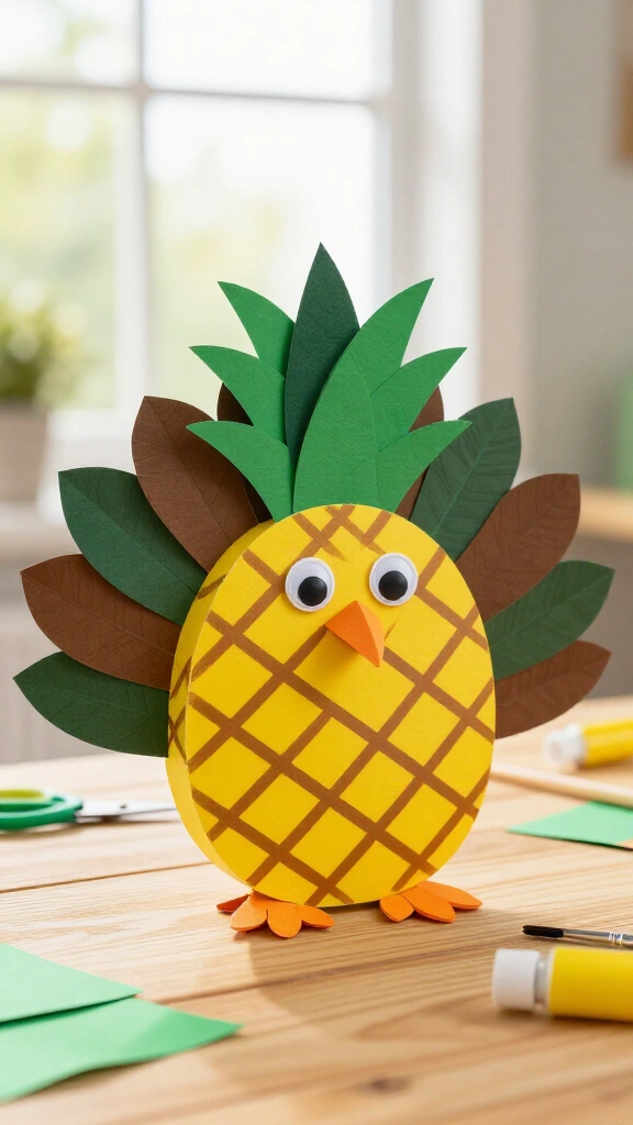 Tropical pineapple turkey