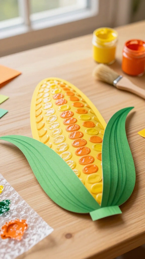 Bubble wrap corn on the cob