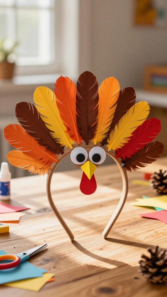 Turkey headband crown
