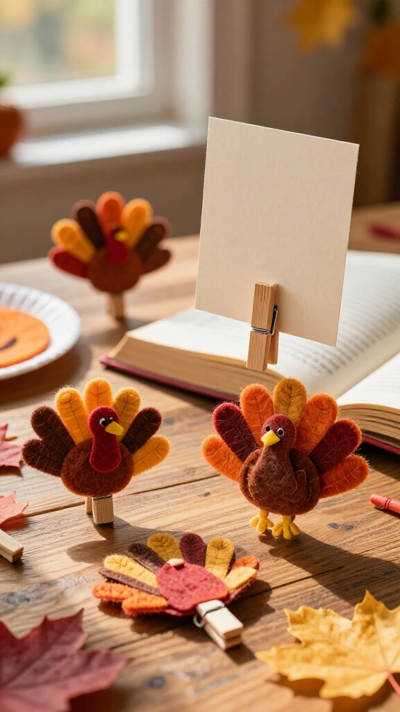 Turkey bookmark clips