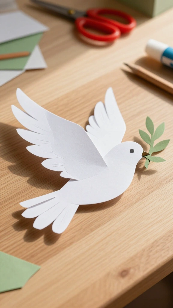 Handprint Freedom Dove