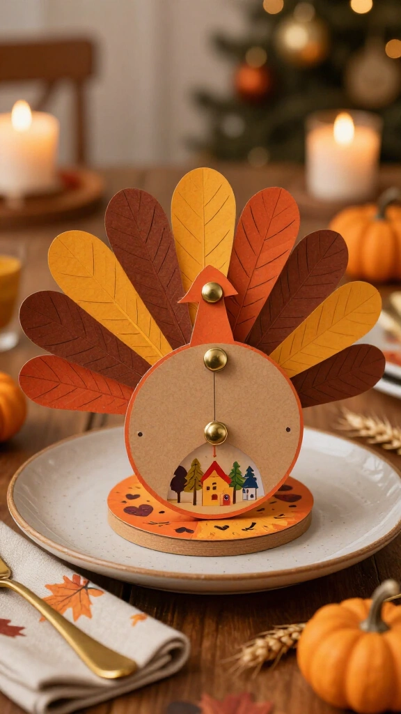 Printable thankful turkey gratitude wheel