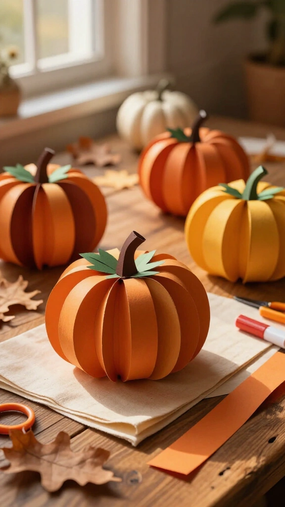 Printable "I Am Thankful For" pumpkin craft