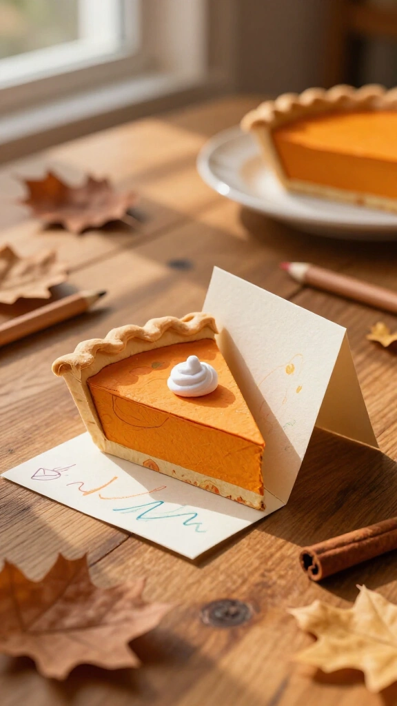 Printable pie slice gratitude cards