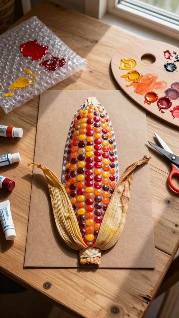 Bubble Wrap Indian Corn