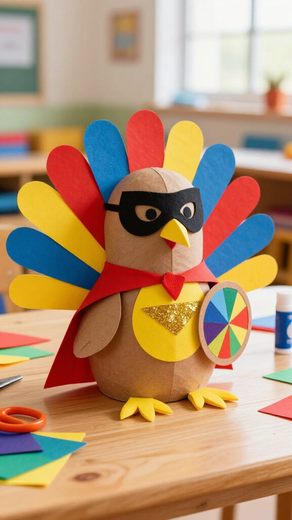 The undercover superhero turkey