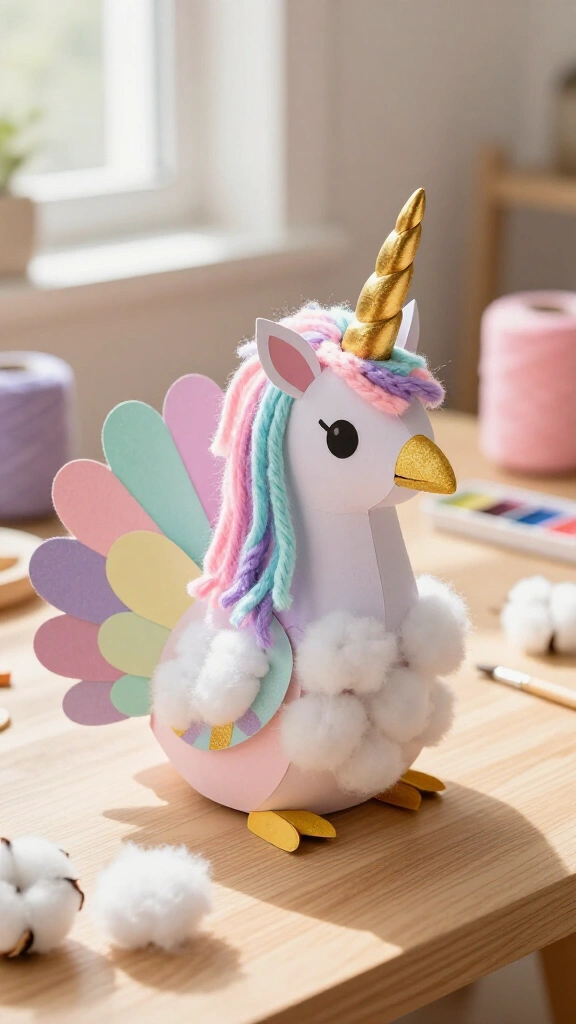 The fluffy unicorn turkey