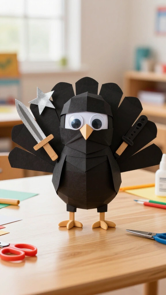 The secret agent ninja turkey