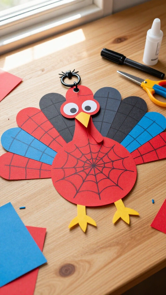 The friendly neighborhood spider turkey