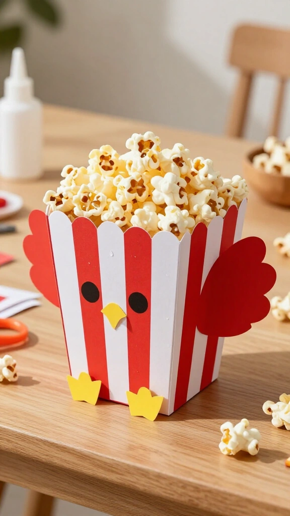 The silly popcorn bucket turkey