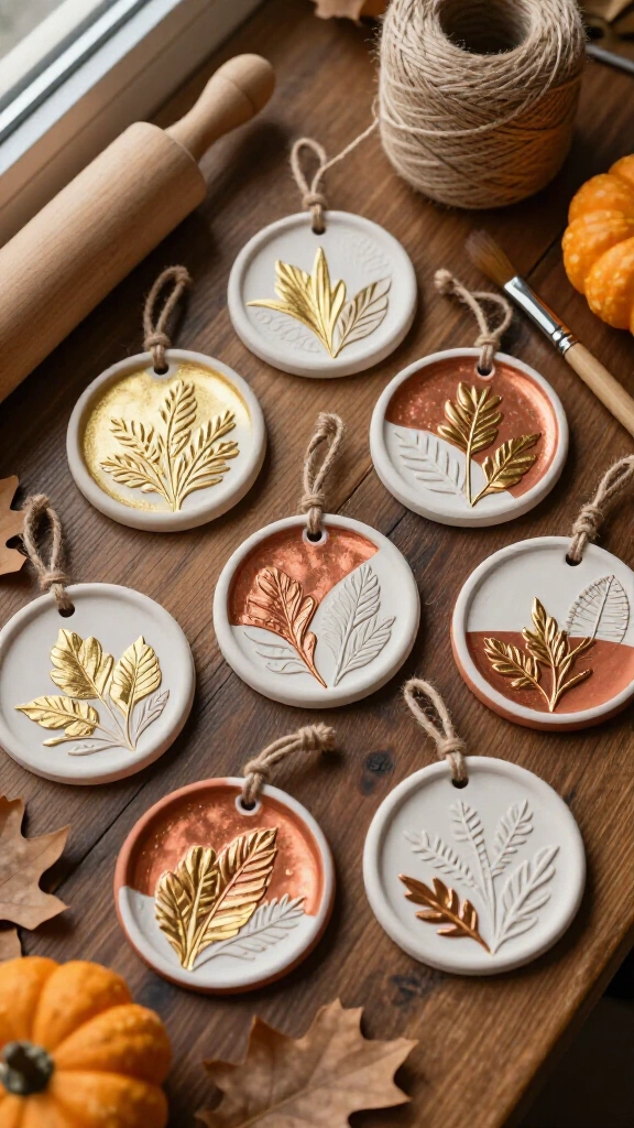 Clay gratitude medallions