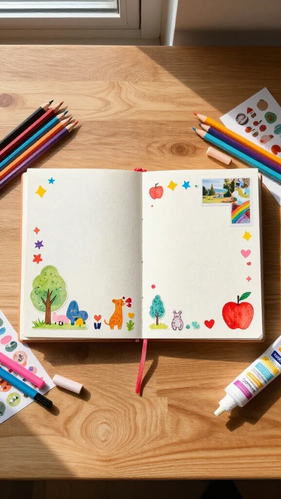 Thankful alphabet scrapbook