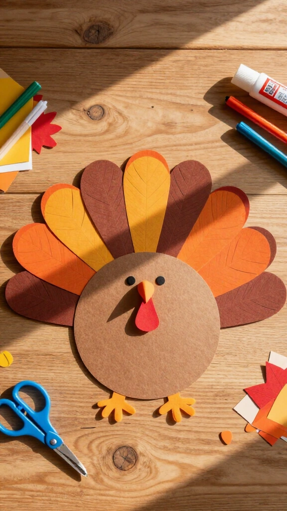 Classic Handprint Gratitude Turkey