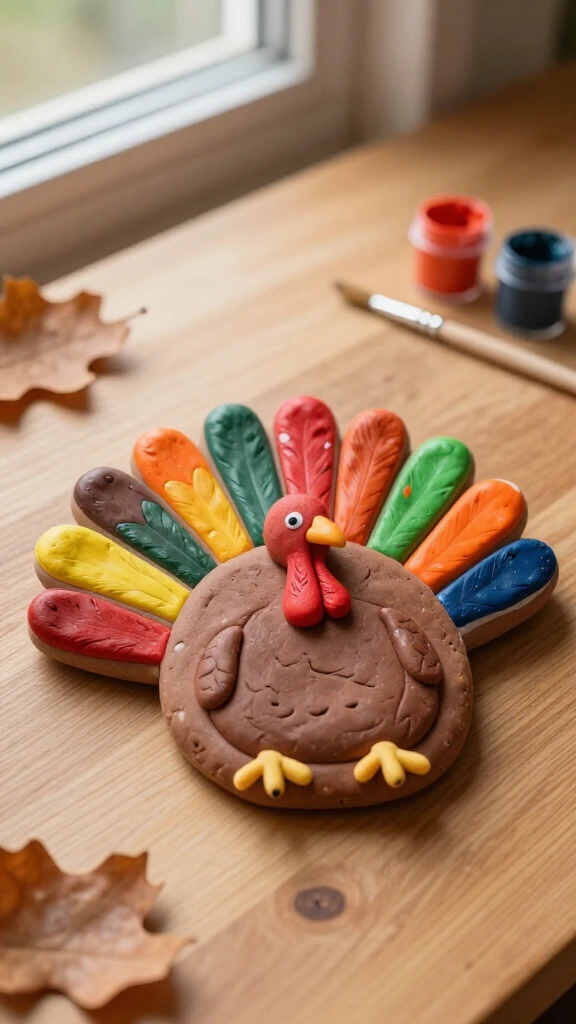 Salt Dough Turkey Keepsake