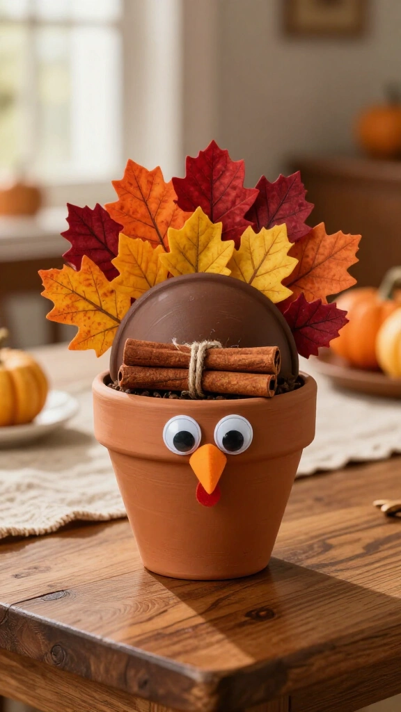 Clay Pot Turkey Planter